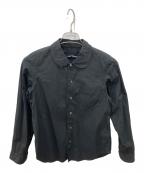 COMME des GARCONS tricotコムデギャルソントリコ）の古着「ラウンドカラーシャツ」｜ブラック