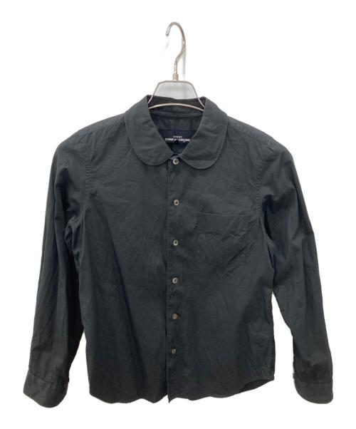 COMME des GARCONS tricot（コムデギャルソントリコ）COMME des GARCONS tricot (コムデギャルソントリコ) ラウンドカラーシャツ ブラック サイズ:Sの古着・服飾アイテム