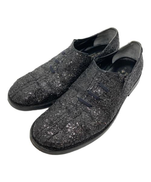 COMME des GARCONS tricot（コムデギャルソントリコ）COMME des GARCONS tricot (コムデギャルソントリコ) グリッタードレスシューズ ブラック サイズ:22cmの古着・服飾アイテム
