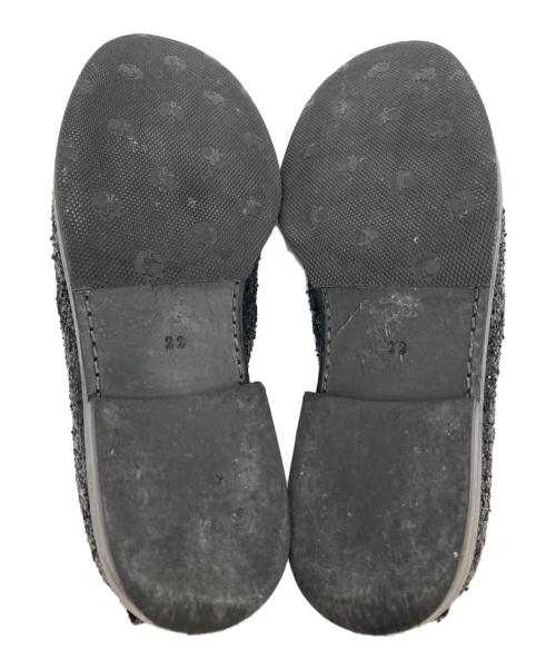 COMME des GARCONS tricot（コムデギャルソントリコ）COMME des GARCONS tricot (コムデギャルソントリコ) グリッタードレスシューズ ブラック サイズ:22cmの古着・服飾アイテム