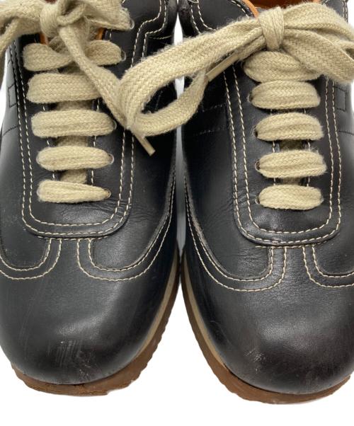 HERMES（エルメス）HERMES (エルメス) スニーカー ブラック サイズ:22.5cmの古着・服飾アイテム