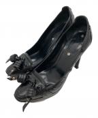 CELINEセリーヌ）の古着「タッセルパンプス」｜ブラック