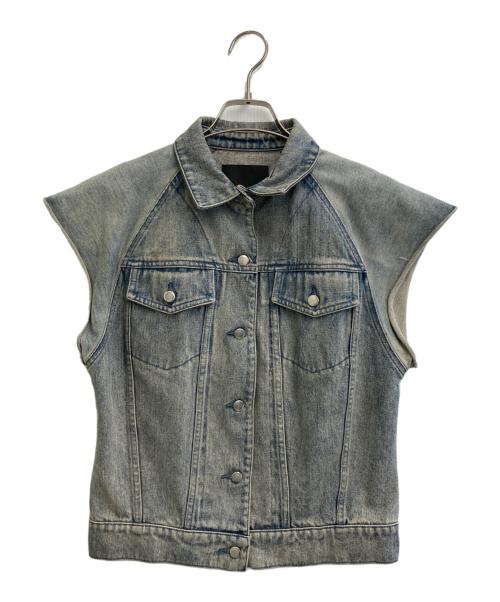 ALEXANDER WANG（アレキサンダー・ワン）ALEXANDER WANG (アレキサンダー・ワン) 切り替えデニムベスト インディゴ サイズ:SIZE 4の古着・服飾アイテム