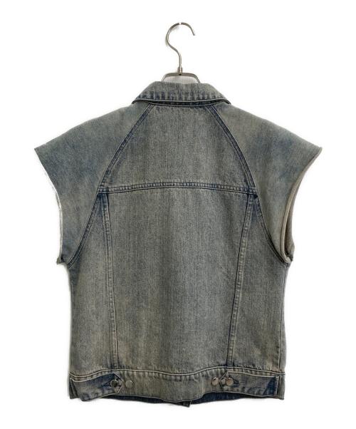 ALEXANDER WANG（アレキサンダー・ワン）ALEXANDER WANG (アレキサンダー・ワン) 切り替えデニムベスト インディゴ サイズ:SIZE 4の古着・服飾アイテム