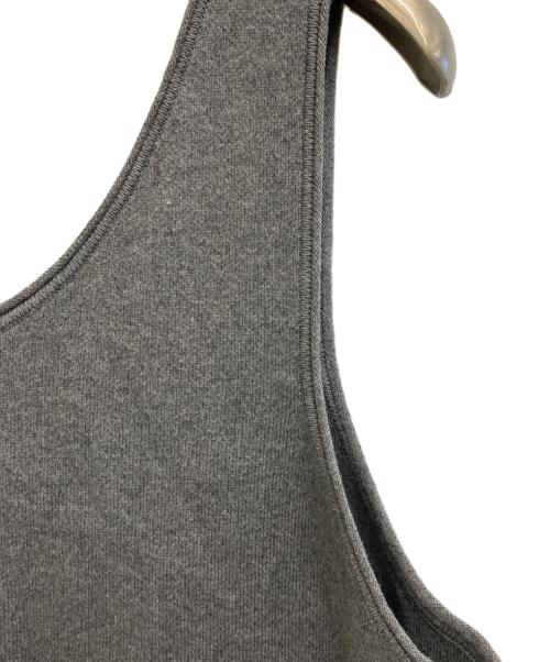 Curensology（カレンソロジー）Curensology (カレンソロジー) コットンロングニット グレー サイズ:FREEの古着・服飾アイテム