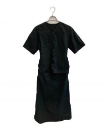 THE HINOKI（ザ ヒノキ）の古着「シャツワンピース」｜ブラック