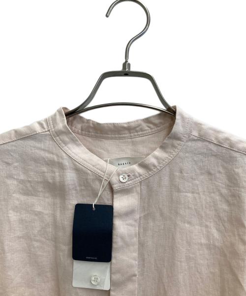 KAGURE（カグレ）kagure (カグレ) リネンシャツワンピース ピンク サイズ:FREE 未使用品の古着・服飾アイテム