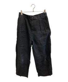 journal standard luxe（ジャーナルスタンダード ラックス）の古着「リネンパンツ」｜ブラック