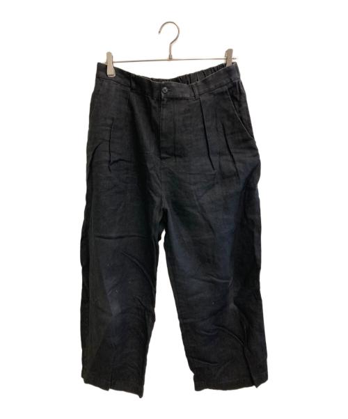 journal standard luxe（ジャーナルスタンダード ラックス）JOURNAL STANDARD LUXE (ジャーナルスタンダード ラックス) リネンパンツ ブラック サイズ:-の古着・服飾アイテム