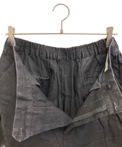 journal standard luxe（ジャーナルスタンダード ラックス）JOURNAL STANDARD LUXE (ジャーナルスタンダード ラックス) リネンパンツ ブラック サイズ:-の古着・服飾アイテム