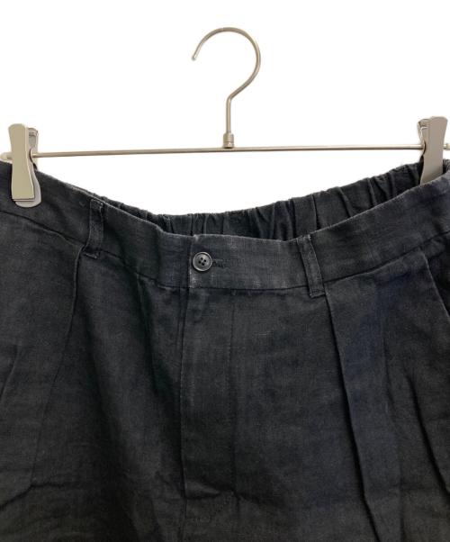 journal standard luxe（ジャーナルスタンダード ラックス）JOURNAL STANDARD LUXE (ジャーナルスタンダード ラックス) リネンパンツ ブラック サイズ:-の古着・服飾アイテム