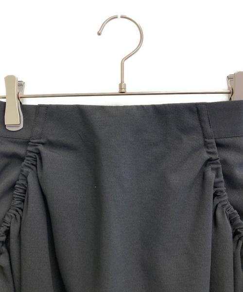 BLACK by moussy（ブラックバイマウジー）BLACK by moussy (ブラックバイマウジー) ギャザーバルーンスカート ブラック サイズ:1の古着・服飾アイテム