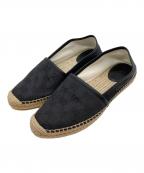 GUCCIグッチ）の古着「エスパドリーユ」｜ブラック