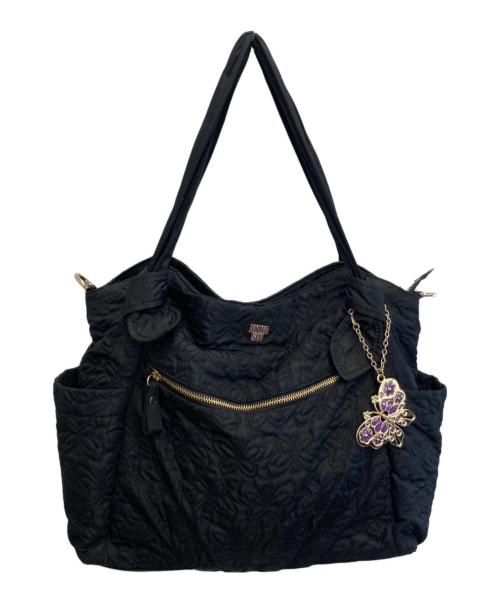 ANNA SUI（アナスイ）ANNA SUI (アナスイ) トートバッグ ブラックの古着・服飾アイテム
