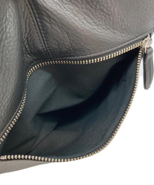 VIA DOAN（ヴィア ドアン）VIA DOAN (ヴィア ドアン) レザートートバッグ ブラックの古着・服飾アイテム