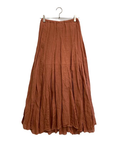CP Shades（シーピーシェイズ）CP Shades (シーピーシェイズ) Ron Herman (ロンハーマン) リネンスカート ブラウン サイズ:-の古着・服飾アイテム