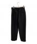 H BEAUTY&YOUTH (エイチ ビューティー&ユース) ダブルクロステーパードパンツ ブラック サイズ:S：7000円