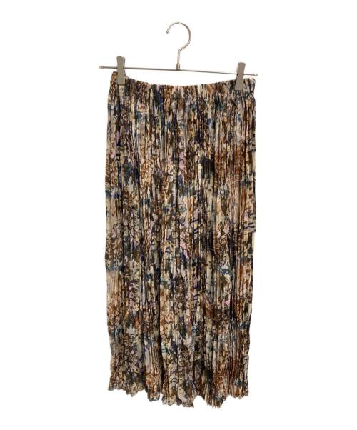 ISSEY MIYAKE WHITE LABEL（イッセイミヤケホワイトレーベル）ISSEY MIYAKE WHITE LABEL (イッセイミヤケホワイトレーベル) プリーツスカート ベージュ サイズ:2の古着・服飾アイテム