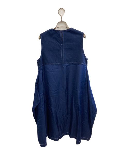tricot COMME des GARCONS（トリココムデギャルソン）tricot COMME des GARCONS (トリココムデギャルソン) 18SS DENIM RAYON HYBRID FLARE DRESS ネイビー サイズ:Ｍの古着・服飾アイテム