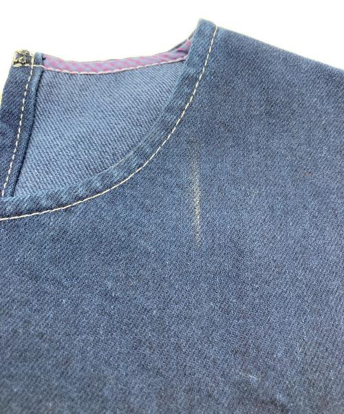 tricot COMME des GARCONS（トリココムデギャルソン）tricot COMME des GARCONS (トリココムデギャルソン) 18SS DENIM RAYON HYBRID FLARE DRESS ネイビー サイズ:Ｍの古着・服飾アイテム