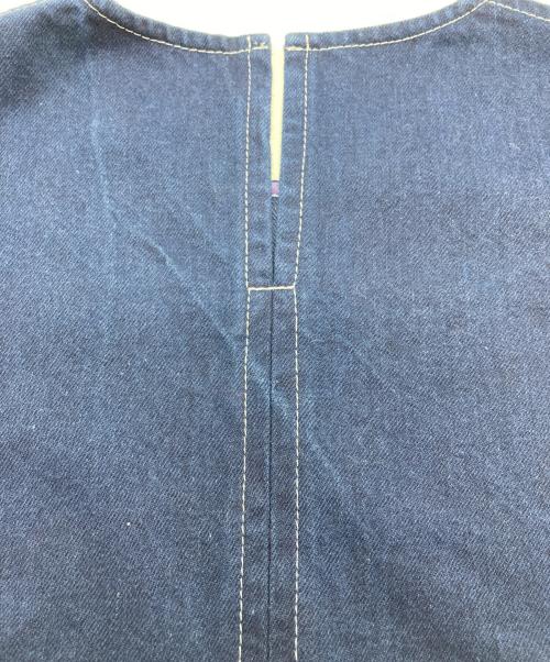 tricot COMME des GARCONS（トリココムデギャルソン）tricot COMME des GARCONS (トリココムデギャルソン) 18SS DENIM RAYON HYBRID FLARE DRESS ネイビー サイズ:Ｍの古着・服飾アイテム