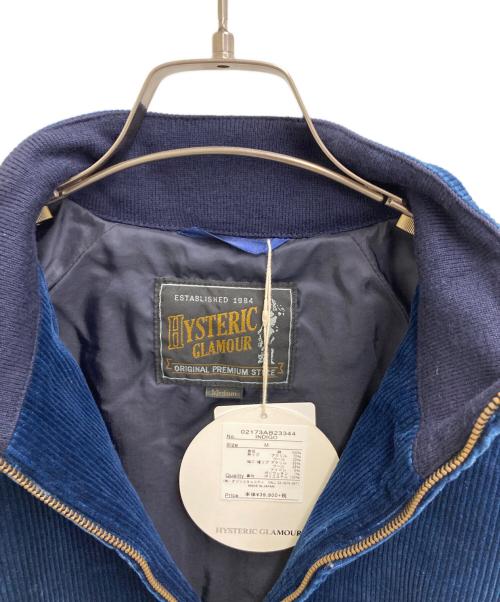 Hysteric Glamour（ヒステリックグラマー）Hysteric Glamour (ヒステリックグラマー) コーデュロイジャケット ネイビー サイズ:M 未使用品の古着・服飾アイテム