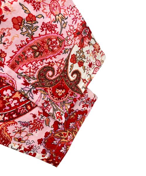 ETRO（エトロ）ETRO (エトロ) ペイズリーパンツ ピンク×レッド サイズ:40の古着・服飾アイテム