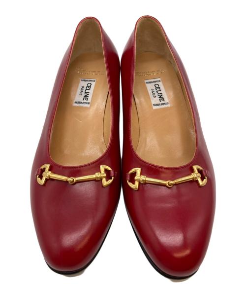 CELINE（セリーヌ）CELINE (セリーヌ) パンプス レッド サイズ:35 1/2の古着・服飾アイテム