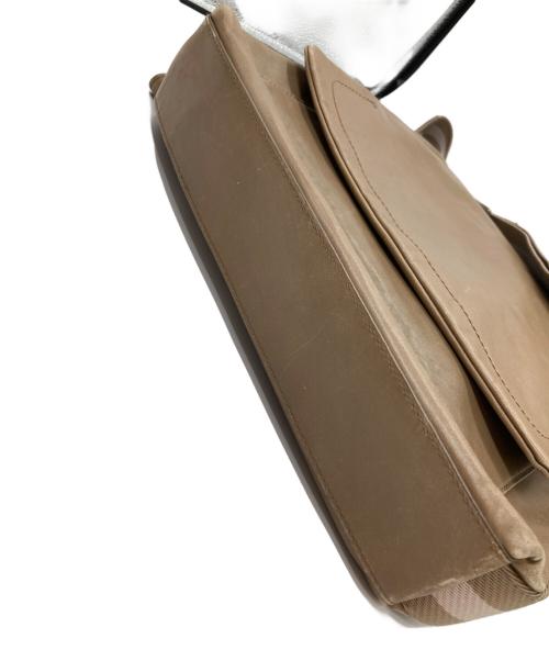BALLY（バリー）BALLY (バリー) レザーショルダーバッグ ベージュの古着・服飾アイテム