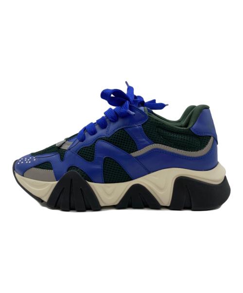 VERSACE（ヴェルサーチェ）VERSACE (ヴェルサーチェ) Squalo スニーカー ブルー サイズ:40の古着・服飾アイテム
