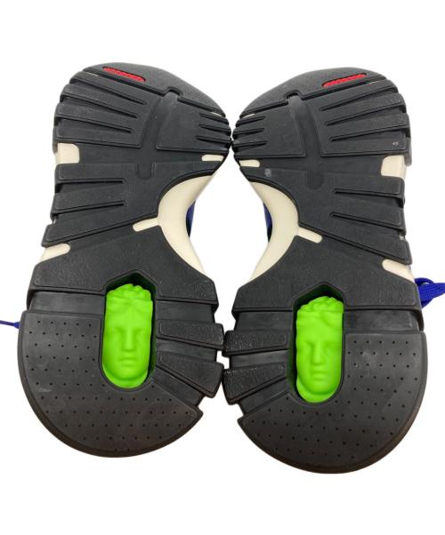 VERSACE（ヴェルサーチェ）VERSACE (ヴェルサーチェ) Squalo スニーカー ブルー サイズ:40の古着・服飾アイテム