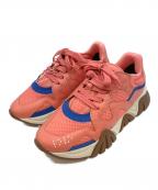 VERSACEヴェルサーチェ）の古着「Squalo スニーカー」｜オレンジ