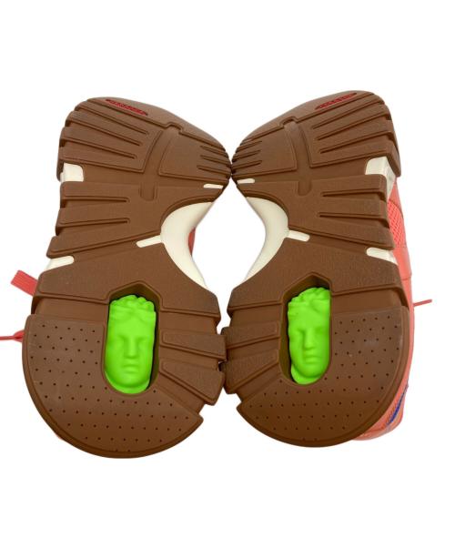 VERSACE（ヴェルサーチェ）VERSACE (ヴェルサーチェ) Squalo スニーカー オレンジ サイズ:24.5cmの古着・服飾アイテム