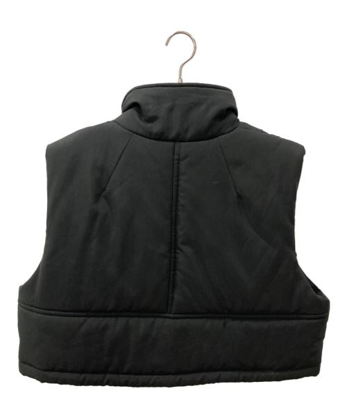 CAVEZA ROSSO（カベサ ロッソ）CAVEZA ROSSO (カベサ ロッソ) STAND COLLAR CROPPED VEST ブラック サイズ:Freeの古着・服飾アイテム