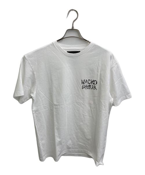WACKO MARIA（ワコマリア）WACKO MARIA (ワコマリア) NECK FACE / WASHED HEAVY WEIGHT CREW NECK T-SHIRT ホワイト サイズ:S 未使用品の古着・服飾アイテム
