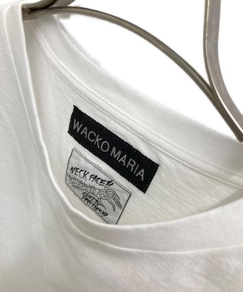 WACKO MARIA（ワコマリア）WACKO MARIA (ワコマリア) NECK FACE / WASHED HEAVY WEIGHT CREW NECK T-SHIRT ホワイト サイズ:S 未使用品の古着・服飾アイテム