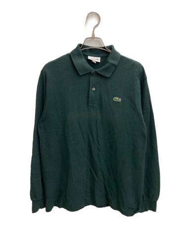 タグ付き・新品❗️LACOSTE グリーン 長袖ポロシャツ US L 3062002337178880_01_4322w.jpeg