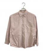 AURALEEオーラリー）の古着「WASHED FINK TWILL BIG SHIRTS」｜ベージュ