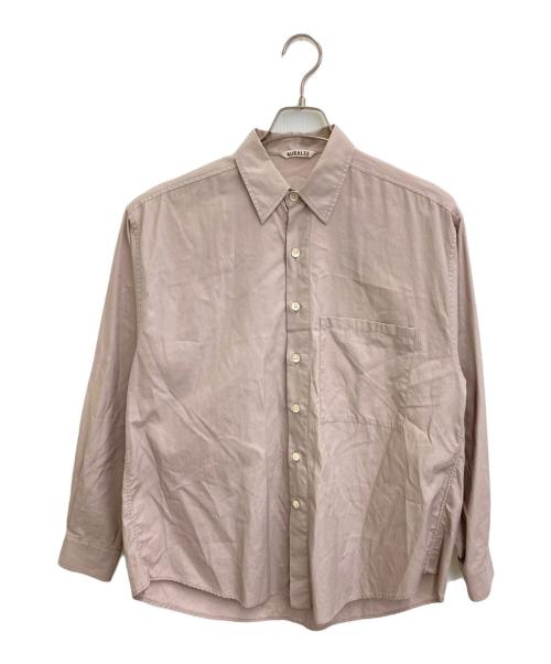 AURALEE（オーラリー）AURALEE (オーラリー) WASHED FINK TWILL BIG SHIRTS ベージュ サイズ:3の古着・服飾アイテム