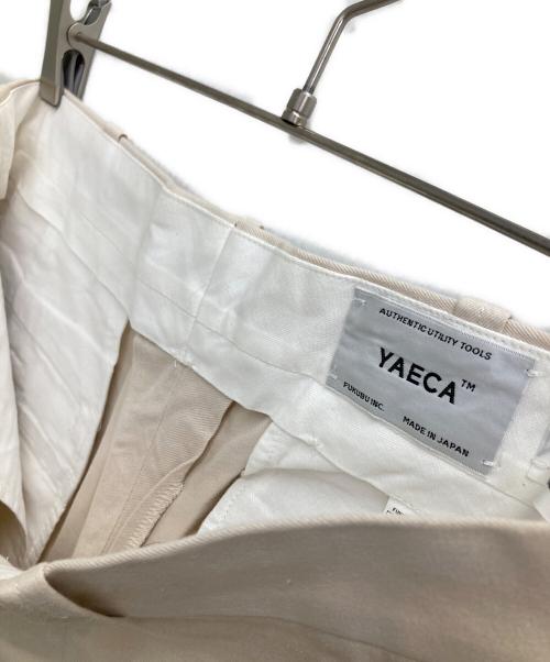 YAECA（ヤエカ）YAECA (ヤエカ) チノパン ワイドテーパード アイボリー サイズ:W30の古着・服飾アイテム