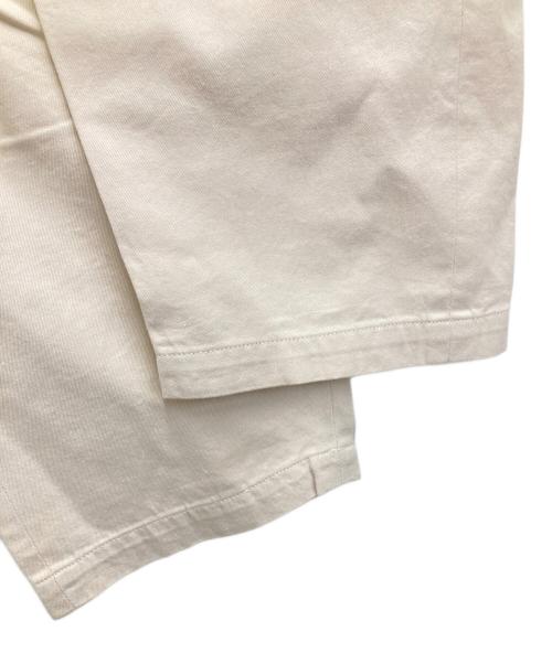 YAECA（ヤエカ）YAECA (ヤエカ) チノパン ワイドテーパード アイボリー サイズ:W30の古着・服飾アイテム