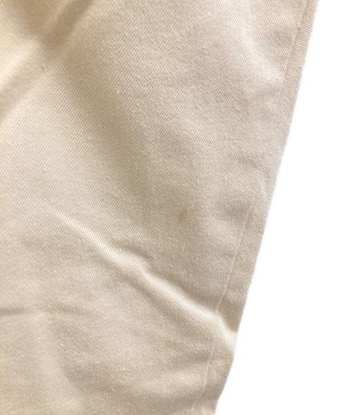 YAECA（ヤエカ）YAECA (ヤエカ) チノパン ワイドテーパード アイボリー サイズ:W30の古着・服飾アイテム