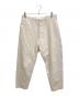 YAECA（ヤエカ）の古着「チノパン ワイドテーパード」｜アイボリー