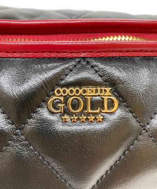 COCOCELUX GOLD（ココセリュックスゴールド）cococelux gold (ココセリュックスゴールド) トートバッグ ブラックの古着・服飾アイテム