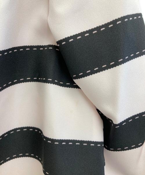 M'S GRACY（エムズグレイシー）M'S GRACY (エムズグレイシー) カメリア ストライプ ブラウス ピンク サイズ:38の古着・服飾アイテム