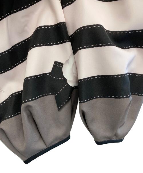 M'S GRACY（エムズグレイシー）M'S GRACY (エムズグレイシー) カメリア ストライプ ブラウス ピンク サイズ:38の古着・服飾アイテム