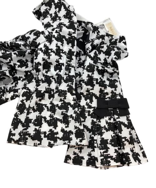 M'S GRACY（エムズグレイシー）M'S GRACY (エムズグレイシー) カメリア  ストライプ ブラウス ホワイト×ブラック サイズ:38 未使用品の古着・服飾アイテム