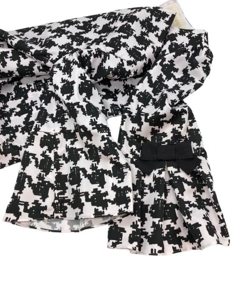 M'S GRACY  MAGGY（エムズグレイシーマギー）M'S GRACY  MAGGY (エムズグレイシーマギー) カメリアチュニック ブラック×ピンク サイズ:38の古着・服飾アイテム