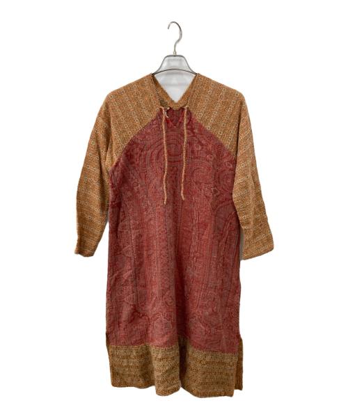 45rpm（45アールピーエム）45rpm (45アールピーエム) ウールワンピース ピンク サイズ:1の古着・服飾アイテム