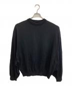 FUMITO GANRYUフミトガンリュウ）の古着「19AW DOLMAIN SLEEVE CREW KNIT」｜ブラック